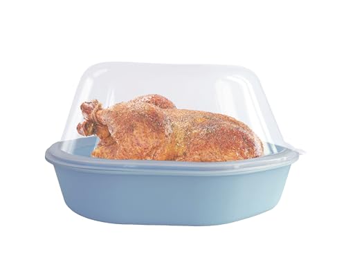 KELJ Chicken COOP - Reusable Rotisserie Chicken Container – Airtight, Dishwasher-Safe Storage, BPA Free, Durable & Temperature-Resilient Holder