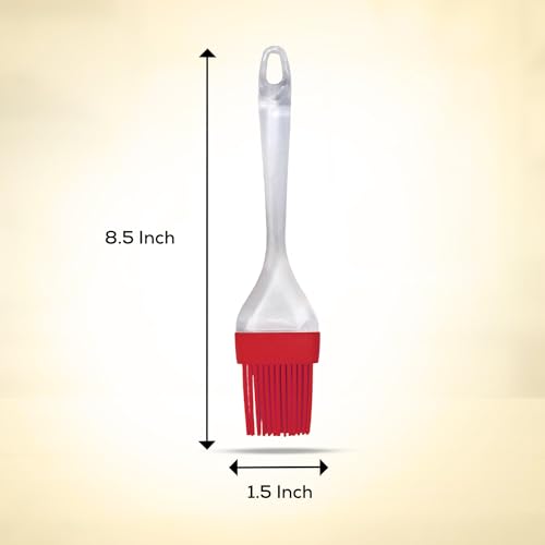 Mrs. Anderson’s Baking Silicone Pastry Brush, Heat-Safe Shed-Proof Bristles, 1.5-Inch, For Butter, Egg Wash, Glaze, And Baking Prep - size: 8.5 x 1.5-Inch