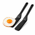 Pack of 2, Egg Spatula - Non-Stick, High Heat Resistant Kitchen Tools for Panckes, Eggs, Baking, Cooking, and Mixing - Black Egg Spatula - color: Black Set