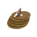 Jute Pigeon Nest Material Chicken Nest Box Liners Nesting Bird Nest Pigeon Breeding Accessories Pigeon Nest Pads Chicken Coop Bedding Nest Breeding Poultry Supplies Pad for bird eggs. (5 pack)