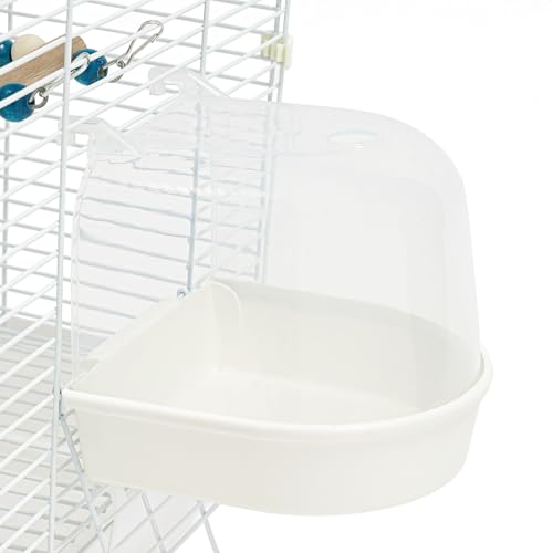 Bird Cage, 2-Tier Large Parakeet Cage with Stand for Small Birds