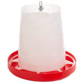 Little Giant® Deluxe Plastic Hanging Poultry Feeder - Heavy Duty Automatic Container for Chickens, Turkeys, Ducks, Geese, and Other Poultry - Made in USA | 11 Pound - size: 11 Pound