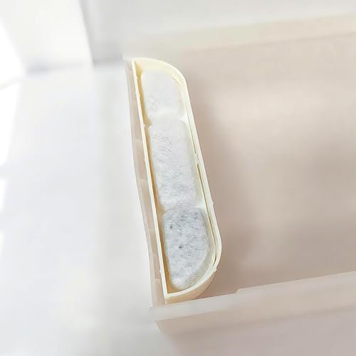 Bird Bath for Cage Filter Pad, Indoor Cockatiel Bathtub Shower Filter, Parrots Shower Accessories for Bird Bath Cage, Automatic Cleaning Supplies Shower Room Filter | ESSGUO 3-layer filtration, tool-free for circulating bird bath, parrots shower accessori