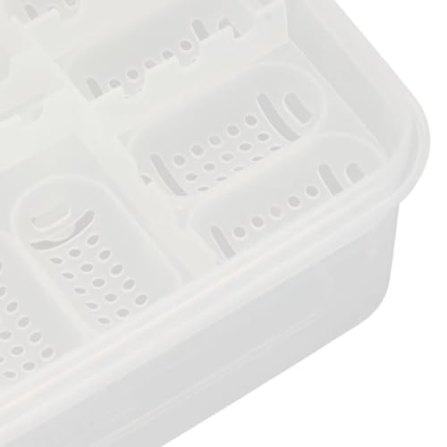 16 Grids Reptile Breeding Box, Reptile Incubator Professional Plastic Reptile Breeding Box Hatching Incubator for Amphibians Snakes Lizards Turtles Tortoises Geckos
