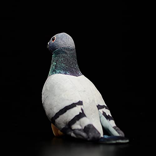 Grey Pigeon Plush Toy - Simulation Rock Columba Rupestris Stuffed Animal, Cute Rock Pigeon Plush Toy as Gift for Your Friends - style: Grey Piegon