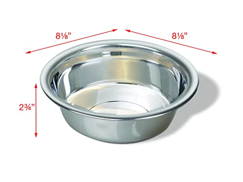 Van Ness 64-Ounce Lightweight Dish, Large, Stainless Steel - size: (Pack of 1)