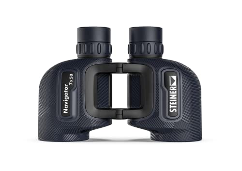 Steiner Navigator 7x50 Binoculars - Magnification 7X - High Contrast Optics - Floating Prism System - Sports-Auto Focus - Delivers Excellent Image Clarity, Navy Blue (2342, New Version) - size: 7x50, style: Without Compass