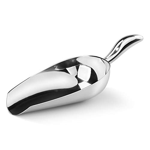 New Star Foodservice Restaurant Grade Stainless Steel Bar Ice Flour Utility Scoop, 36-Ounce - size: 36-Ounce Stainless Steel