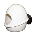 Press 'N' Slide Feed Station - Durable Mounted Food Bowl Dish - Sugar Gliders, Squirrels, Prairie Dogs, Degus, Marmosets, Parrots, Birds, Rats, Hamsters, Gerbils & Other Small Pets… (with Dome) - size: With Dome
