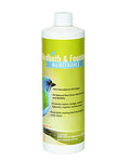 Sanco Bird Bath & Fountain Maintenance, Fast-Acting Enzyme-Based Formula Will Extend The Life of Your Water Feature, Aid in Maintaining a Balanced Ecosystem, 16 oz - size: 16 ounces