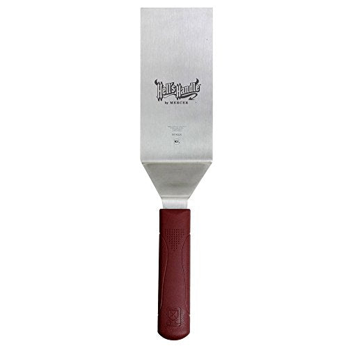 Mercer Culinary Hell's Handle Square Edge Turner/Spatula, 6 Inch x 3 Inch - color: Square Edge Turner, size: 6" X 3"