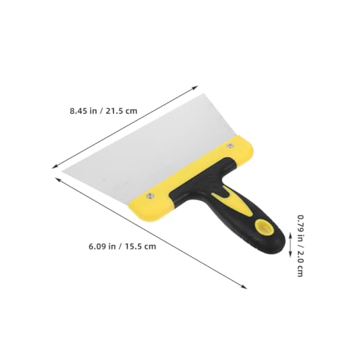 Toddmomy Stainless Steel Bird Droppings Scraper Ergonomic Poop for Effortless Cleaning of Various Surfaces Durable Cage Supplies for Droppings and More