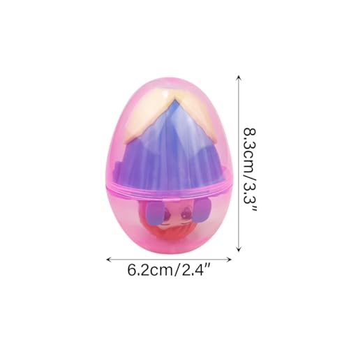 Pinkiwine 4 Pack Prefilled Easter Eggs with Princess Deformation Eggs Toys Inside for Kids Boys Girls Easter Basket Stuffers Gifts Party Favors - style: Style A