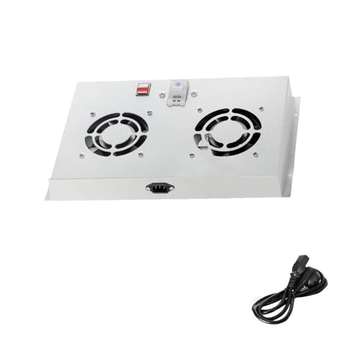2-Fan Module for Outdoor Network Cabinets with Quiet Airflow Control (for 18” deep cabinets)