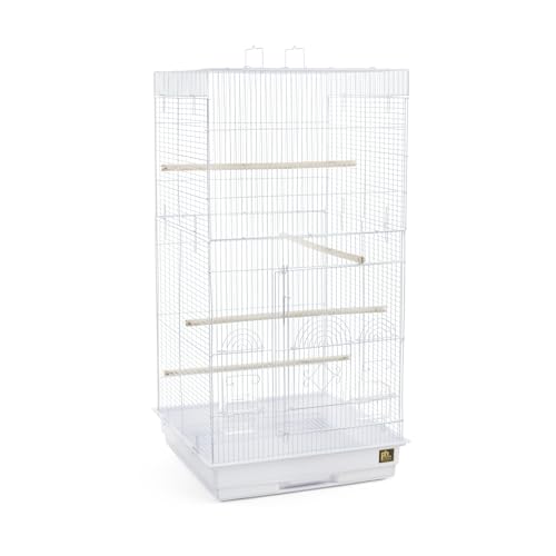 Prevue Pet Products SPECONO1818H-W Tall Tiel Cage, White - color: White