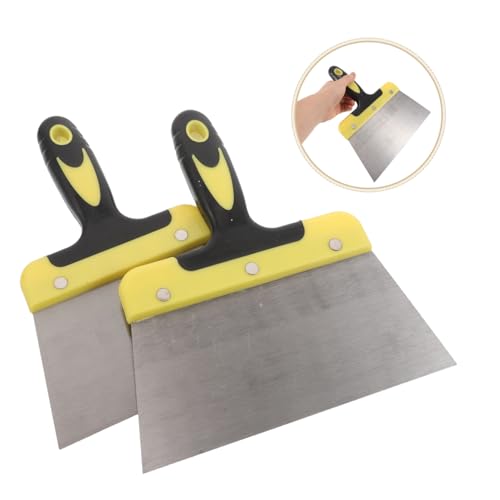 UPKOCH 2 Pcs Stainless Steel Bird Droppings Scraper Ergonomic Bird Cage Cleaner for Parks Balconies and Public Spaces Durable Easy to Use Droppings Cleaning Tool