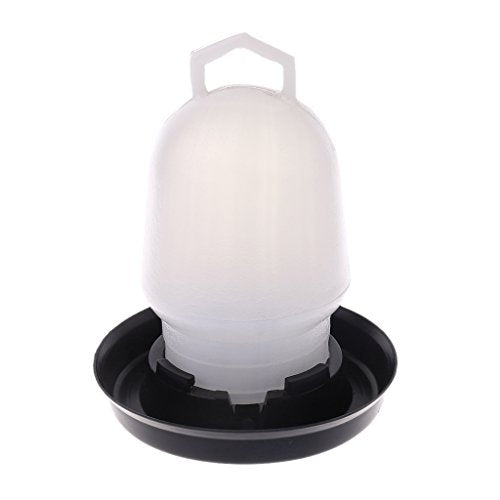 Chick Feeding and Watering Set, Poultry Drinking Container with Handle, 0.5 Liter Capacity, Poultry Feeding Supplies