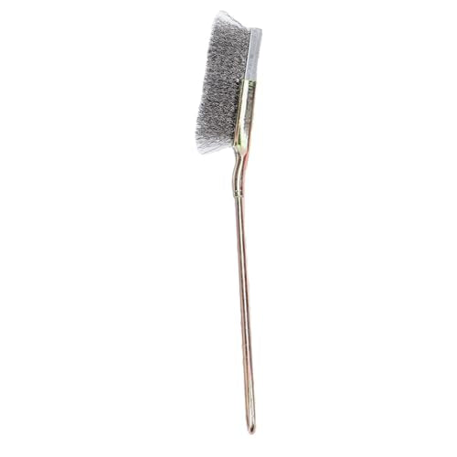 Bird Cage Tools Set Stainless Steel Bird Cage Brushes Cleaner Kit with Fork Scraper Brush Dustpan for Poop Small Animal Cages
