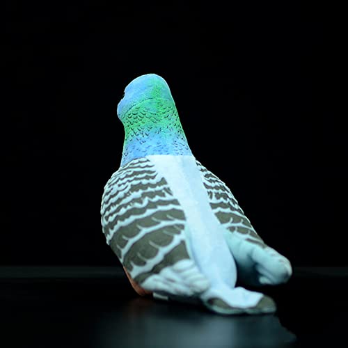 Simulation Blue Pigeon Plush Toy - 10 inch Pigeon Blue Stuffed Animal Toy, Cute Pigeon as Gift for Kids - style: Blue Pigeon