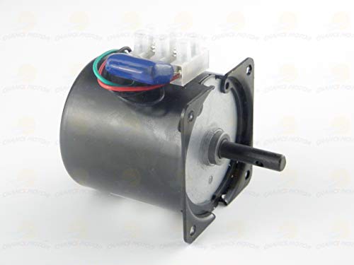 Permanent Magnet Synchronous Gear Motor 60KTYZ 110V 80/96r/min CW/CCW with Brakcet and Switch Plug Extension - size: 80/96r/min Motor+Bracket