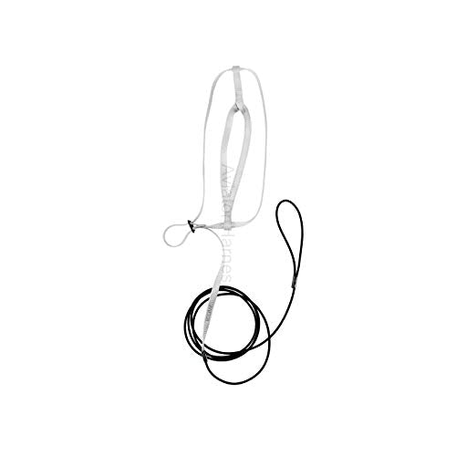 THE Aviator Bird Harness and Leash, Silver, X-Large - color: Silver, size: X-Large