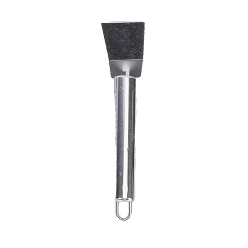 Bird Cage Accessories Stainless Steel Brush Poop Remover Scraper Tool Set with Wooden Handle for Small Animal Cage Kitchen BBQ