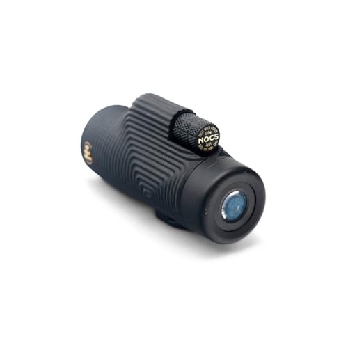 Nocs Provisions Zoom Tube 8x32 Monocular, Bird Watching & Backpacking | 8X Magnification Telescope, Bak4 Prism, Wide Field of View for Wildlife Viewing - color: Obsidian Black