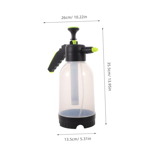 Cabilock Hand Pump Sprayer Bottle Plastic Water Mister 2l for Parrots and Plants, Large Capacity with Easy Operation for Indoor Use and Travel