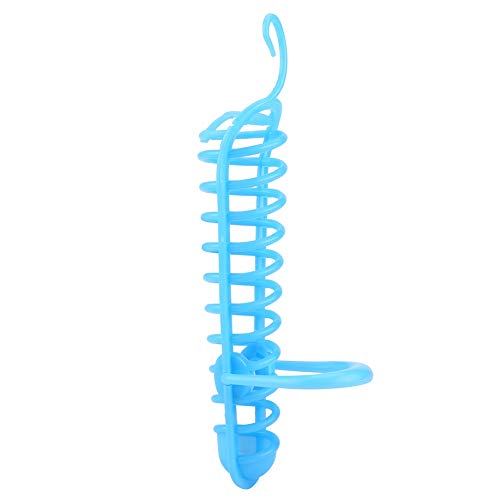 Millet Holder,Parrots Feeder Basket, Food Fruit Feeding Perch Stand Millet Spray for Plastic Holder Pet Bird Supplies(Blue) (Blue)