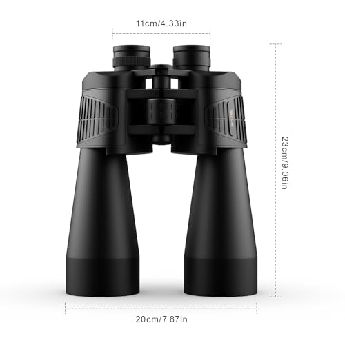 20x70 Binoculars for Adults High Powered Bird Watching Hunting Travel | Large View, HD Vision, Easy Focus, Powerful for Cruise Ship,Camping, Hiking, Christmas Birthday Gifts for Men