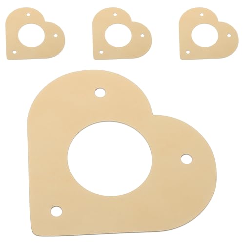 Heart Shaped Metal Bird House Entrance Protector Guard for Outdoor Gardens Easy Installation Bird Box Predator Guard Blocking Raccoons