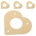 Heart Shaped Metal Bird House Entrance Protector Guard for Outdoor Gardens Easy Installation Bird Box Predator Guard Blocking Raccoons