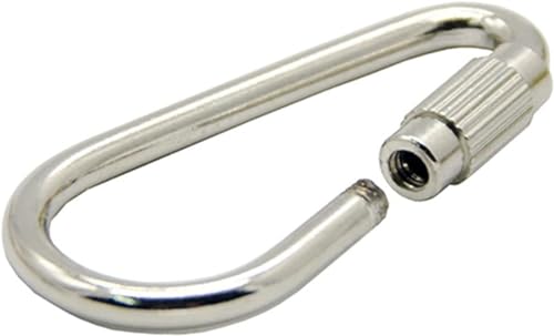 10 Pcs Silver Parrot Toy Hook Stainless Steel Parts Heavy Duty Metal Hooks Suitable for Most Bird Or Small Animal Hanging Toys Parrot Metal Stainless Steel Parts