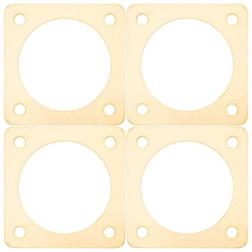 CALLARON Metal Birdhouse Entrance Hole Protector 4pcs 1.5 Inch Inner Diameter Sparrow Box Guard Predator Proof for Outdoor Nest Safety