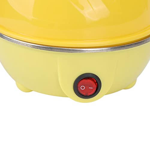 Electric Egg Cooker, Multifunction Chicken Shape Rapid Egg Boiler with 7 Egg Capacity Automatic Shut Off Mini Breakfast Machine Kitchen Utensil