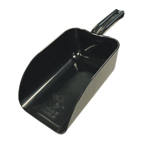 Poly Hand Scoop, Heavy-Duty Multipurpose Scoop for Charcoal, Ashes, Wood Pellets, Soil, Sand, Salt, Pet Food & Birdseed – FDA-Grade Polypropylene, Extra Strong, Won’t Bend or Rust