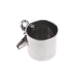 Bird Feeder Stainless Steel Bowls for Cage Parakeet Food Dish Parrot Water Cups with Clip for Canary Lovebird Bird Seed No Waste - size: Medium