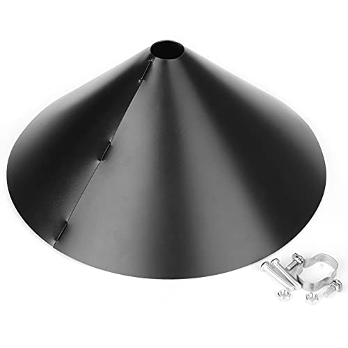 Squirrel Flapper Professional Plastic Prevents Stealing Squirrel Baffle for Bird Feeder (12in) - size: 12in