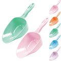 Melamine Pet Food Measuring Scoop, 1 Cup 1/2 Cup 1/4 Cup with Clear Measurement Lines for Dog, Cat, Bird, and Rabbit, Durable, Ergonomic Handle, Dishwasher safe-Baby Green & Baby Pink - color: Baby Green, Baby Pink