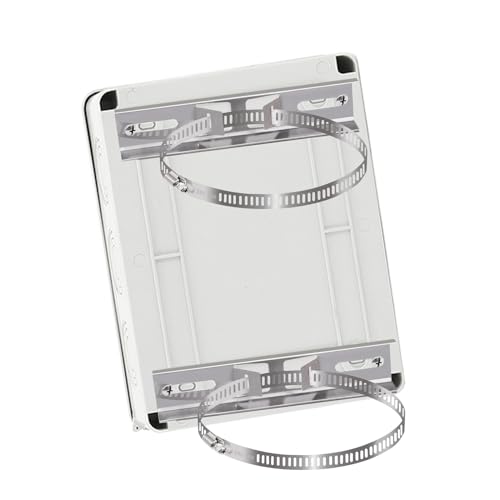 smseace Pole Mounting Kits,304 Stainless Steel(7.9 x 1.9inch) 200x50mm Brackets with Adjustable 50-200mm Clamp,Used for Circuit Breaker Box,Outdoor Waterproof Junction Box and Electrical Boxes - size: 7.9 x 1.9inch