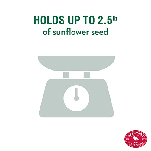 Perky-Pet Red Cardinal Wild Bird Feeder-2.5 lb Seed Capacity,Holds Up to 15 Birds Simultaneously,Metal Hanging Feeder for Outdoors,Collapsible Mesh Design,Built-In Hook&Circular Tray,C00322(Pack of 6) - size: 6 Pack