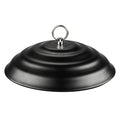 Kingsyard Metal Squirrel Baffle for Bird Feeders Hanging, Rain Guard Cover | 11 in, Chew-Proof & Squirrel-Proof, Ready to Use, Fits Most Feeders Outdoors, Weatherproof, Easy to Clean, Black - color: Black