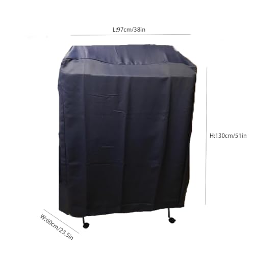 J&C Black 420D Heavy Duty Bird Cage Cover Blackout Sun Light for Night Waterproof Black Material Birdcage Covers for Bird Sugar Glider Cat Rabbit Cage Medium (Upgraded) (XL-38x23.5x51in-Black) - size: XL-38x23.5x51in-Black
