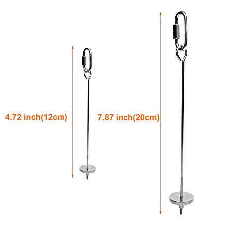 Bird Food Holder, Small Animal Fruit Vegetable Holder Stainless Steel Vegetable Skewer Foraging Hanging Food Feed Treating Tool for Parrots Cockatoo Cockatiel (2 Pcs) - color: 2 Pcs