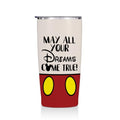 Jztco Magic Cartoon Mouse Inspired Straight Skinny 20 oz Tumbler | Mouse Themed Gifts for Women Girls Friend Bestie Water Bottle Coffee Mug Insulated Tumblers Thermal Cup for Vacation Trip - color: Multi 1304