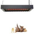 Heat Lamp for Chicks, Carbon Fiber Heating Element, Energy-Saving Poultry Equipment (330W)