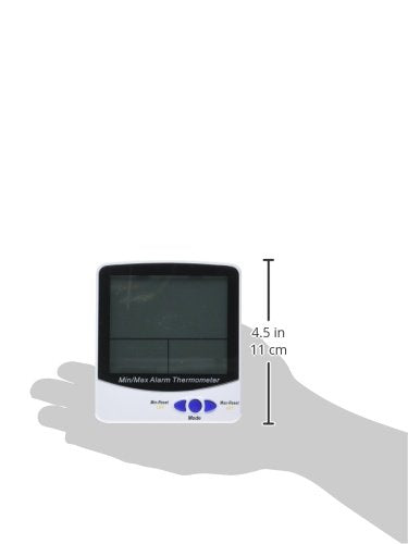 THERMCO - ACC895DIG Thermco ACC895WDIG Triple Display Large Digit Min/Max/Current Digital Thermometer, 0 to 50°C or -50 to 70°C Range, 0.1° Resolution