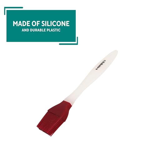 MIRRO Silicone Basting Brush for Grilling, Red - size: 8.5"