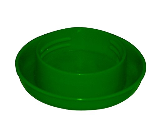 Harris Farms Screw-On Poultry Watering Base for Quart Jar, Green - color: Green