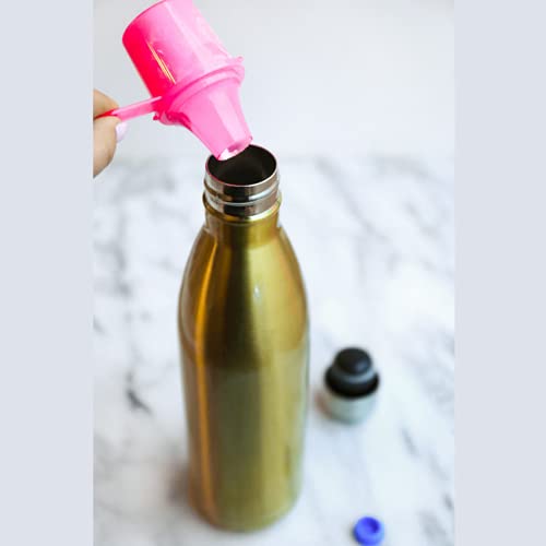 Measuring Scoop & Funnel - No Cap Open Spoon 1-Pack 7.5cc | Universal open design measuring spoon, Built-in funnel neck pour spout, Quick access cup for coffee powders and baking - size: 7.5 cc | 1 1/3 Teaspoon | 7.5 mL